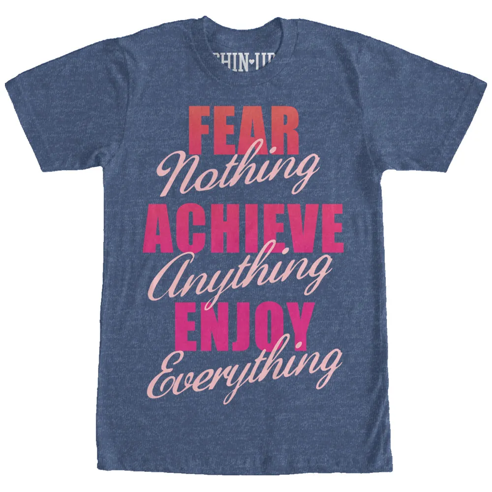 Women's CHIN UP Fear Nothing Boyfriend Tee sold by Chin Up Apparel