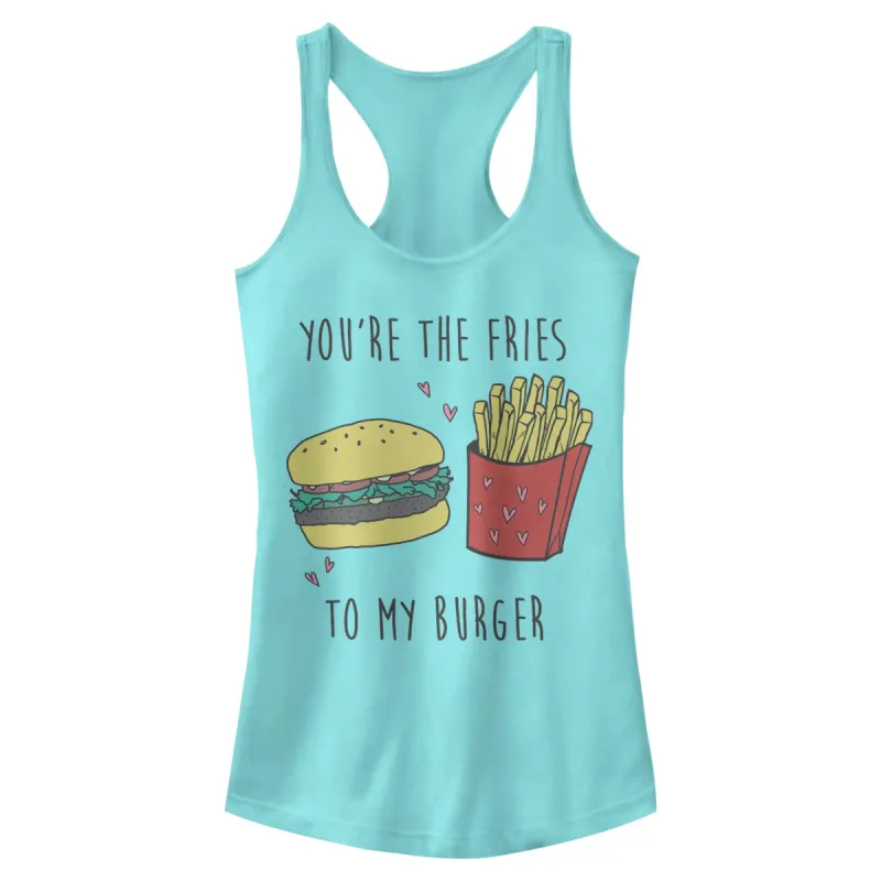 Junior's CHIN UP Perfect Pair Racerback Tank Top sold by Chin Up Apparel