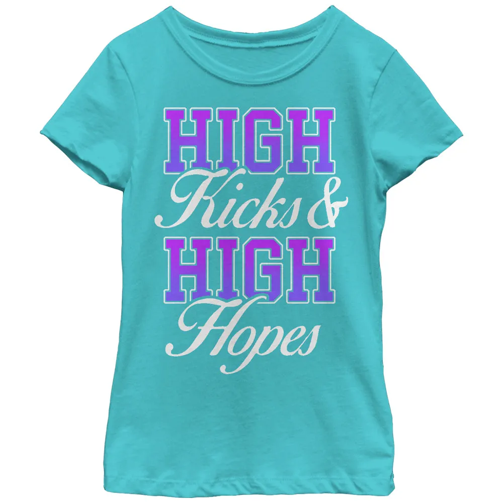 Girl's CHIN UP High Kicks T-Shirt sold by Chin Up Apparel