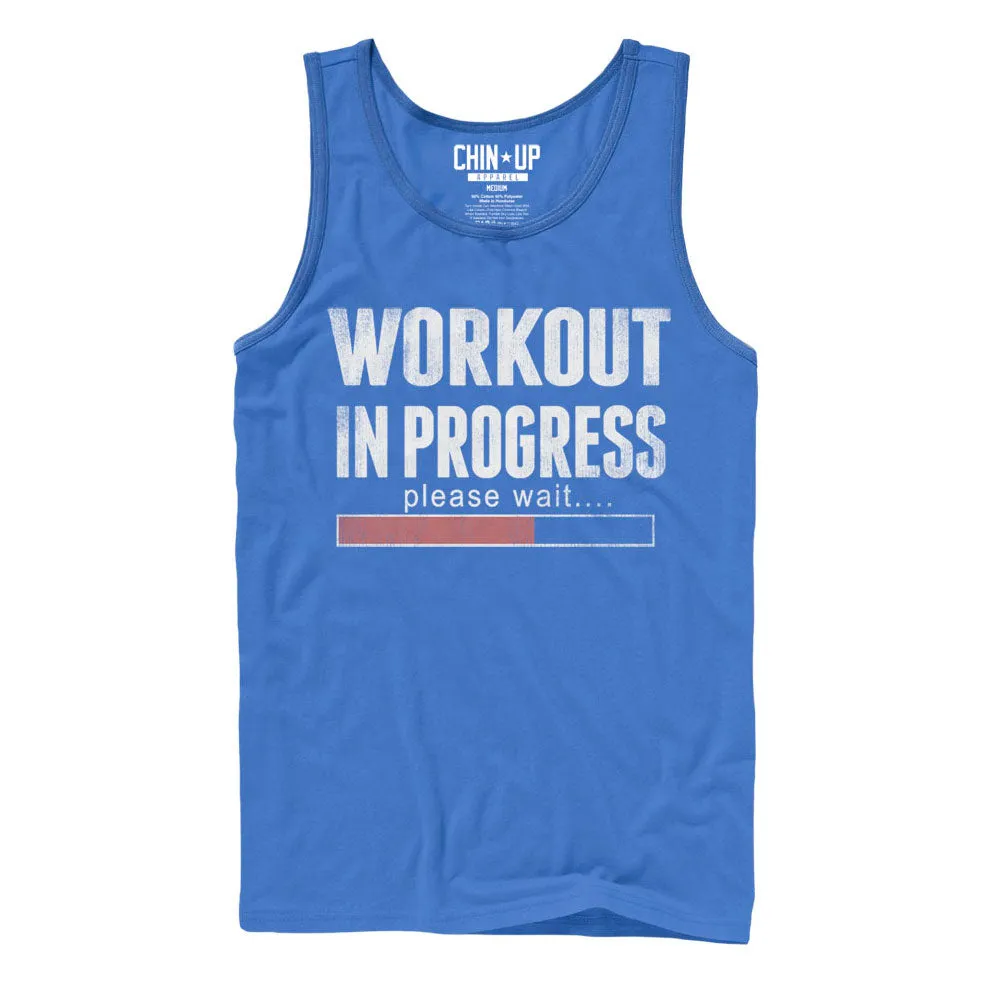 Men's CHIN UP Workout in Progress Tank Top sold by Chin Up Apparel