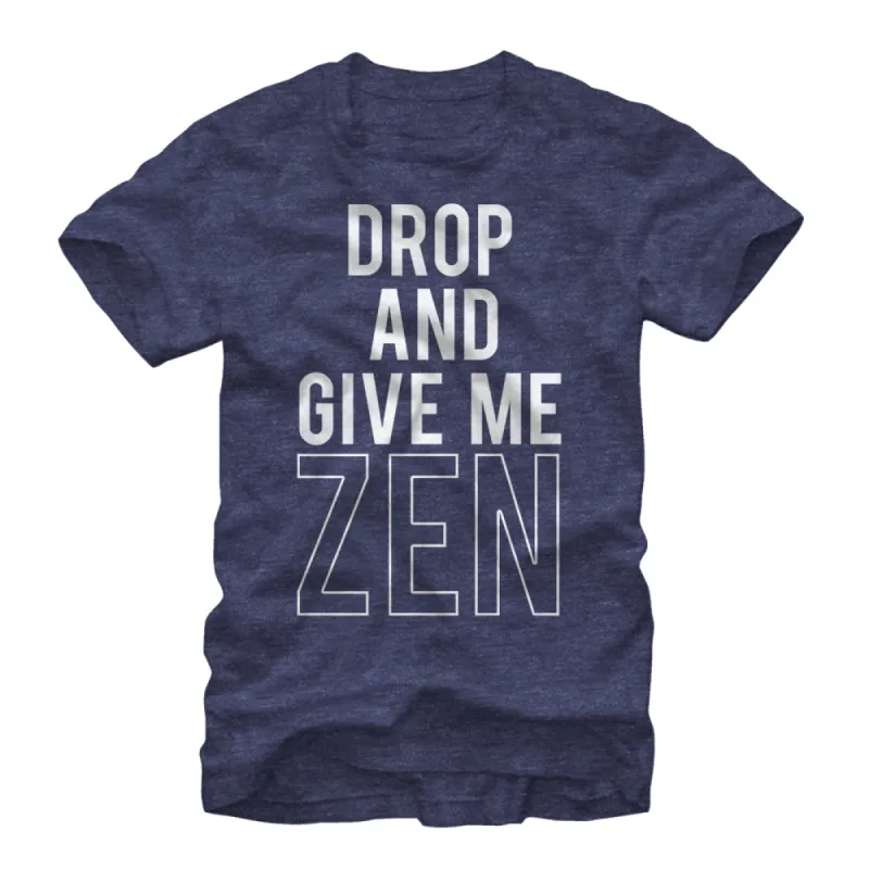 Women's CHIN UP Drop and Give Me Zen Boyfriend Tee sold by Chin Up Apparel