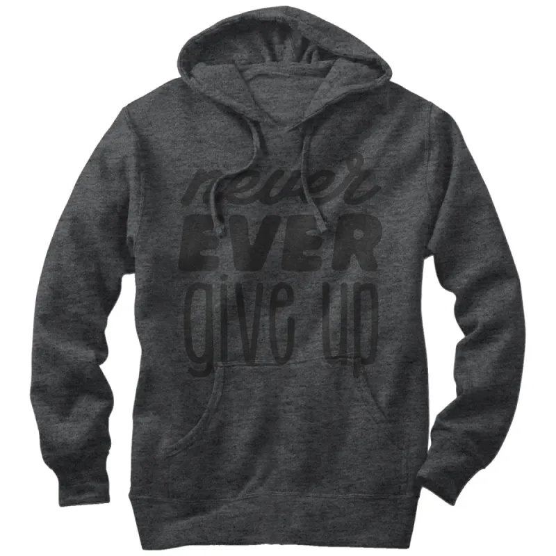 Women's CHIN UP Never Give Up Pull Over Hoodie sold by Chin Up Apparel