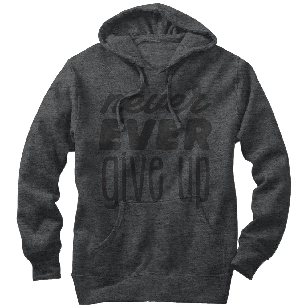 Women's CHIN UP Never Give Up Pull Over Hoodie sold by Chin Up Apparel