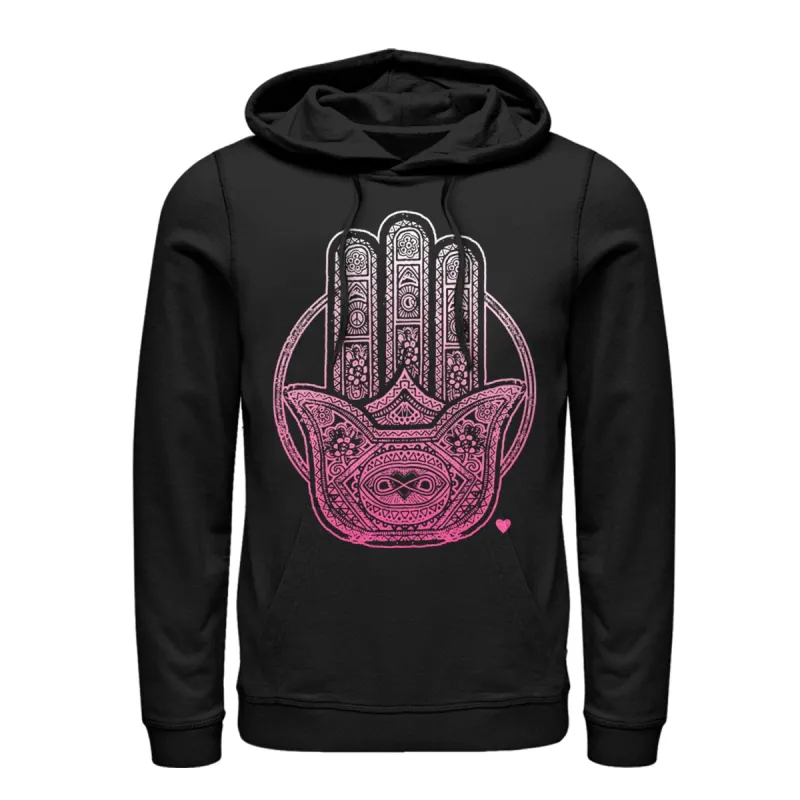 Women's CHIN UP Henna Hamsa Pull Over Hoodie sold by Chin Up Apparel