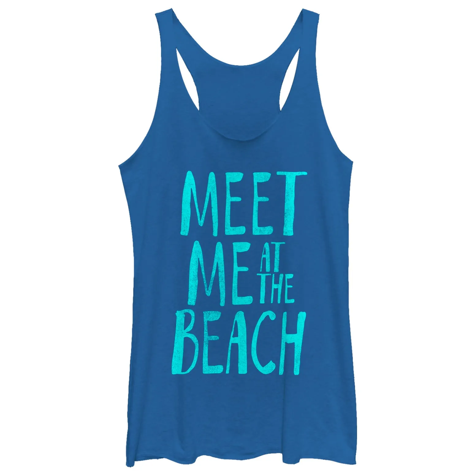 Women's CHIN UP Meet Me at the Beach Racerback Tank Top sold by Chin Up Apparel