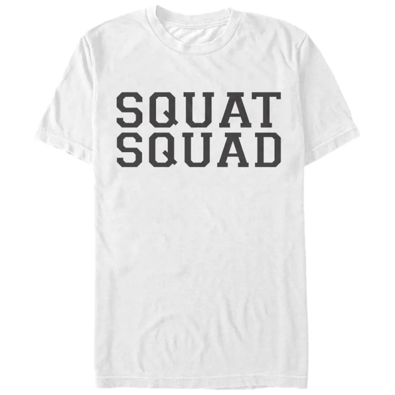 Women's CHIN UP Squat Squad Boyfriend Tee sold by Chin Up Apparel