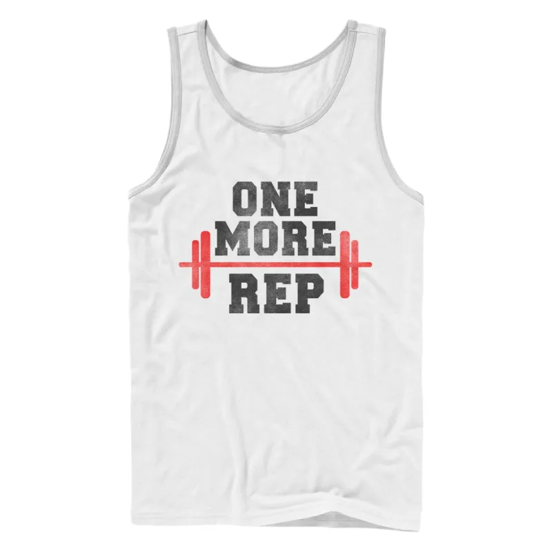 Men's CHIN UP One More Rep Goal Tank Top sold by Chin Up Apparel