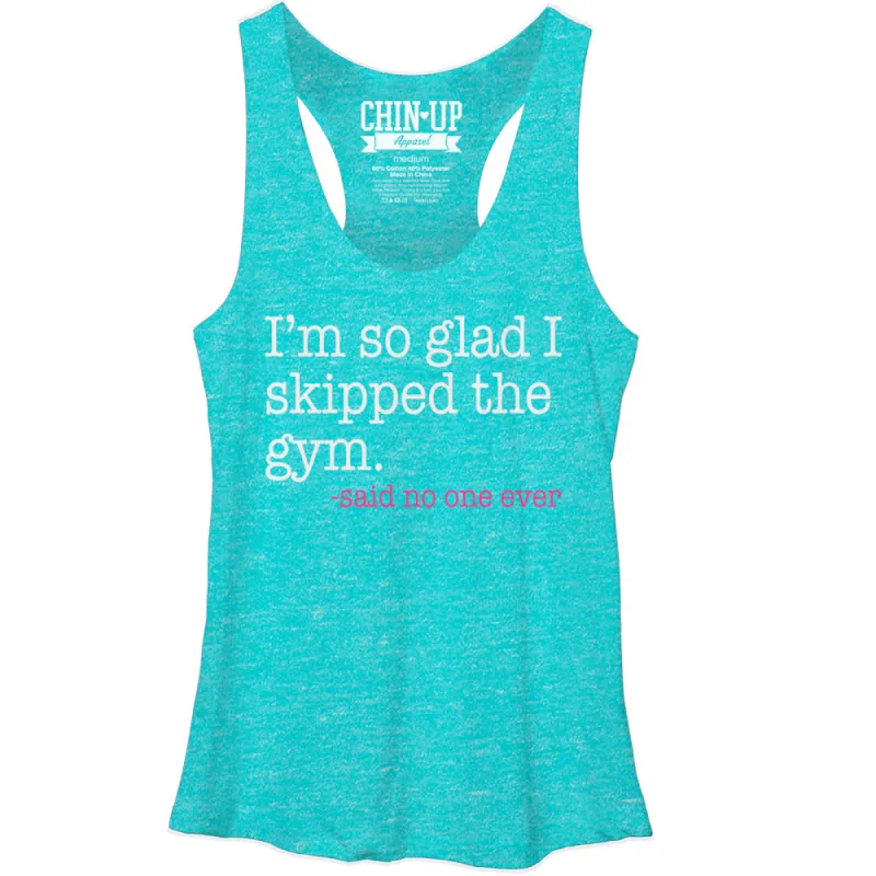 Women's CHIN UP Said No One Ever Racerback Tank Top sold by Chin Up Apparel