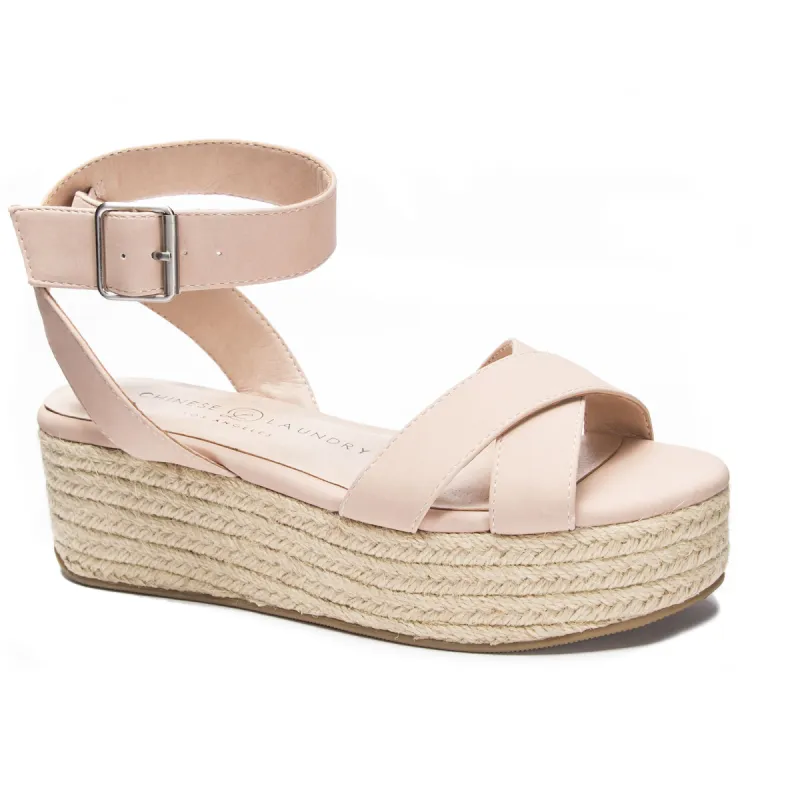 Zala Wedge Sandal sold by Chinese Laundry