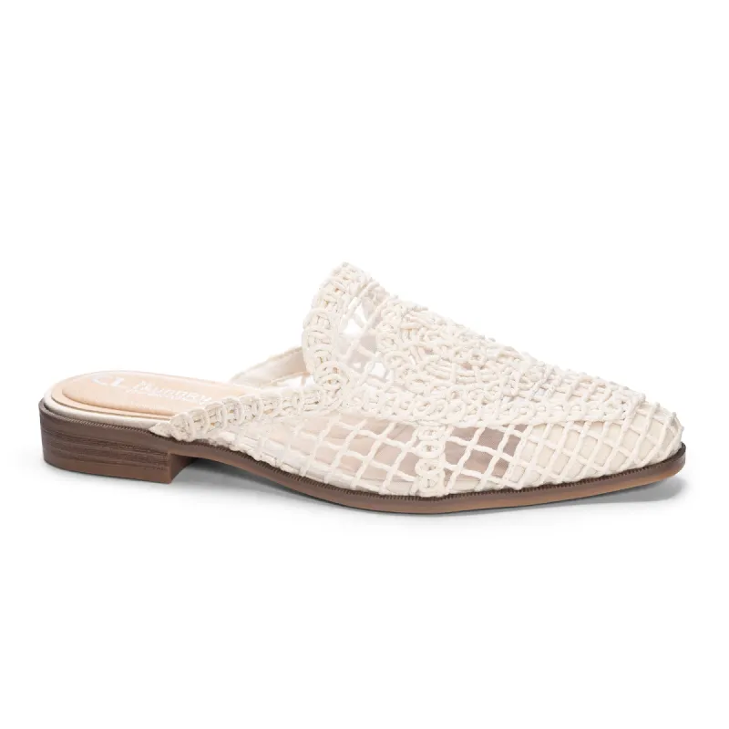 Sunrise Macrame Mule sold by Chinese Laundry