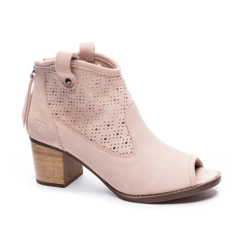 Trixie Split Suede Bootie made by Chinese Laundry