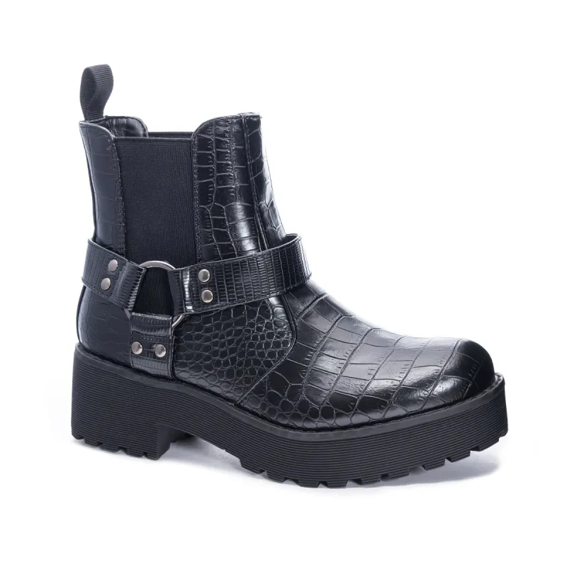 Make It Croco Bootie made by Chinese Laundry