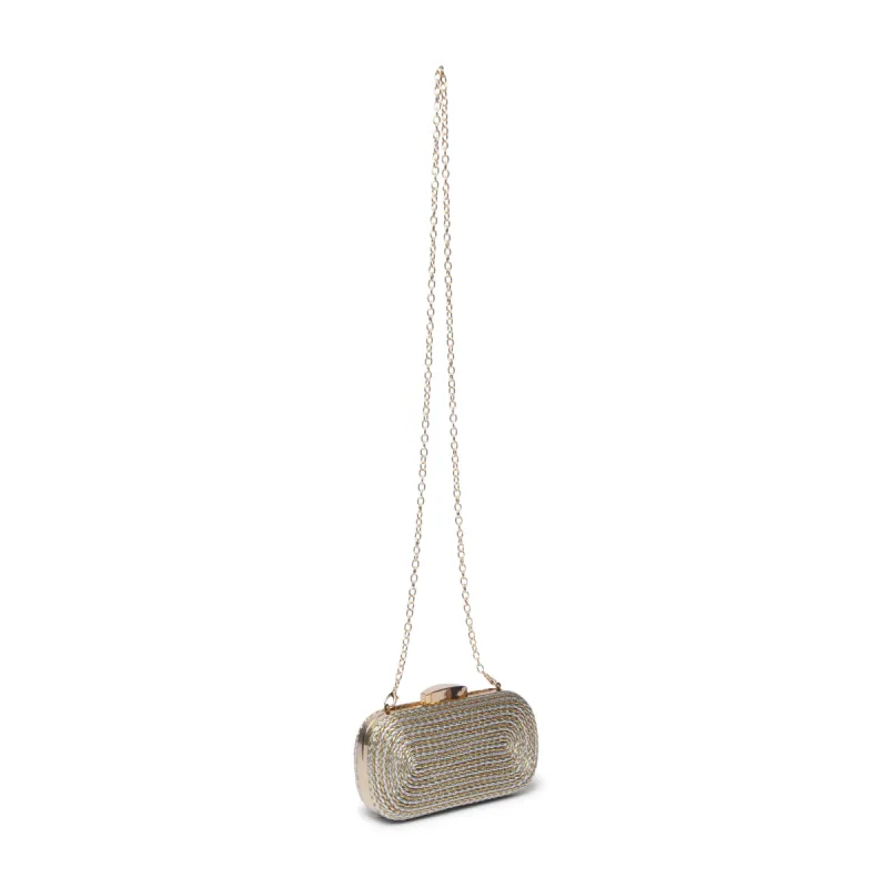 Alysa Woven Rectangular Clutch sold by Chinese Laundry