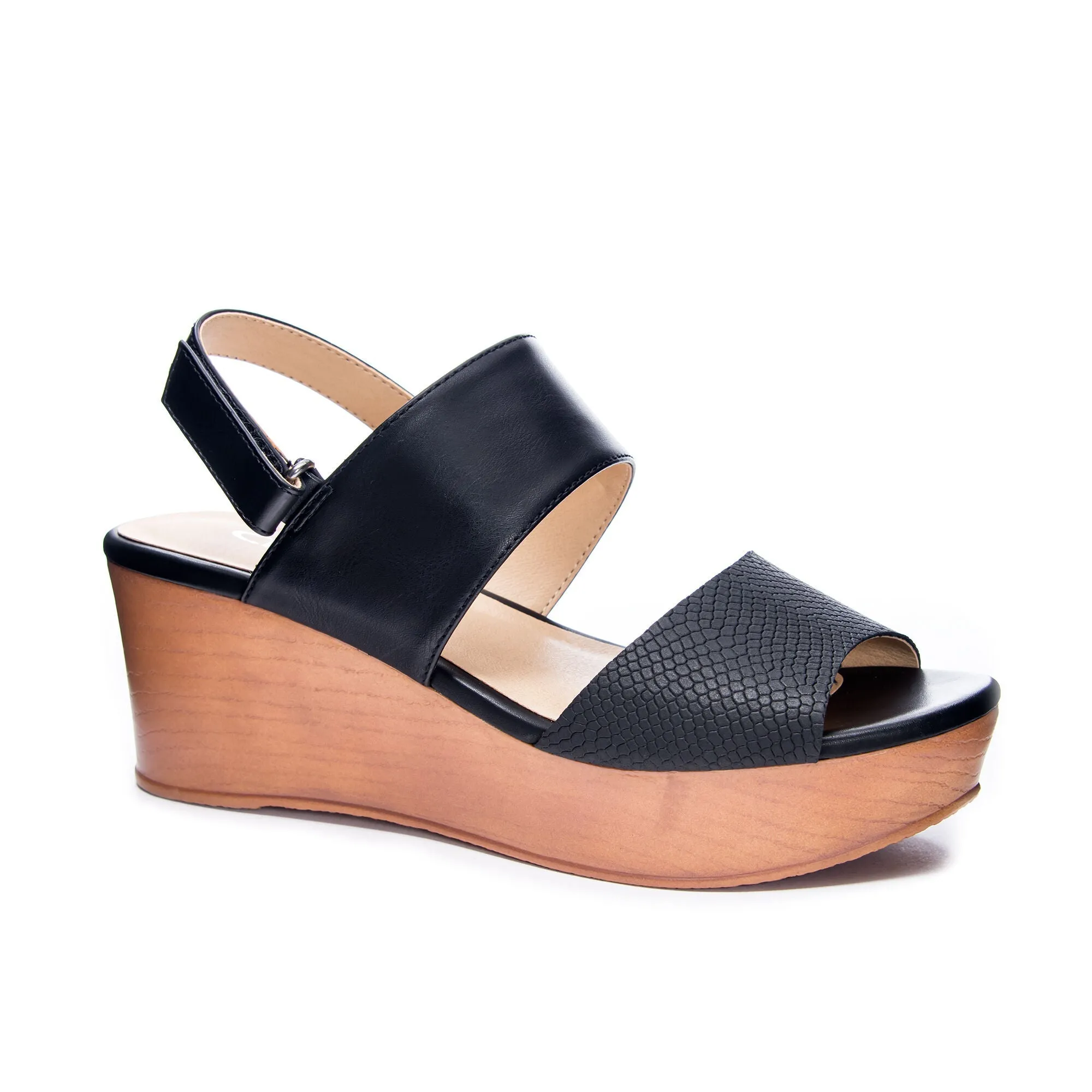 Christel Wedge Sandal sold by Chinese Laundry