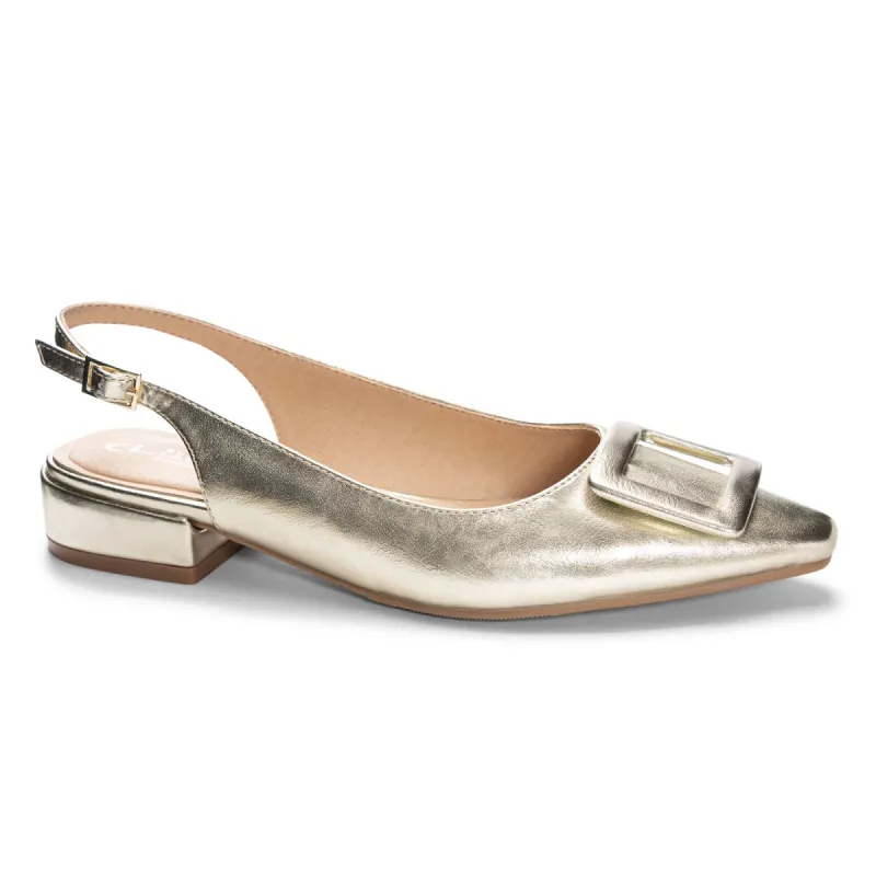 Sweetie Metallic Slingback sold by Chinese Laundry