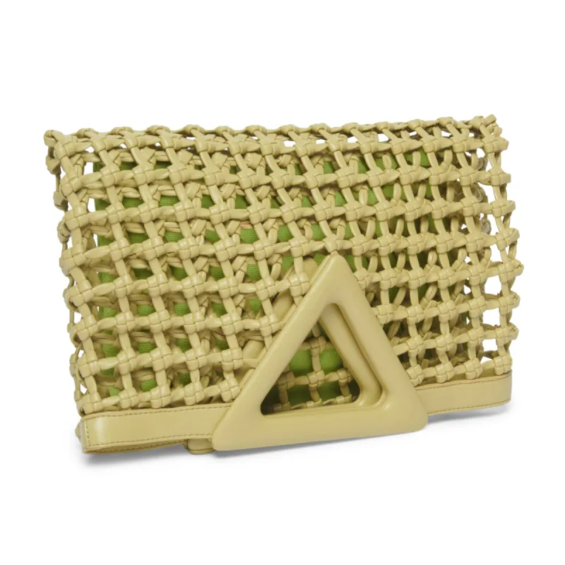 Avalon Woven Fold-Over Clutch sold by Chinese Laundry