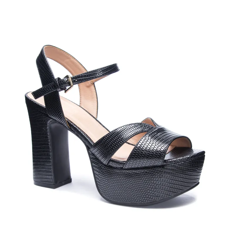 Daydreamer Lizard Platform Sandal sold by Chinese Laundry