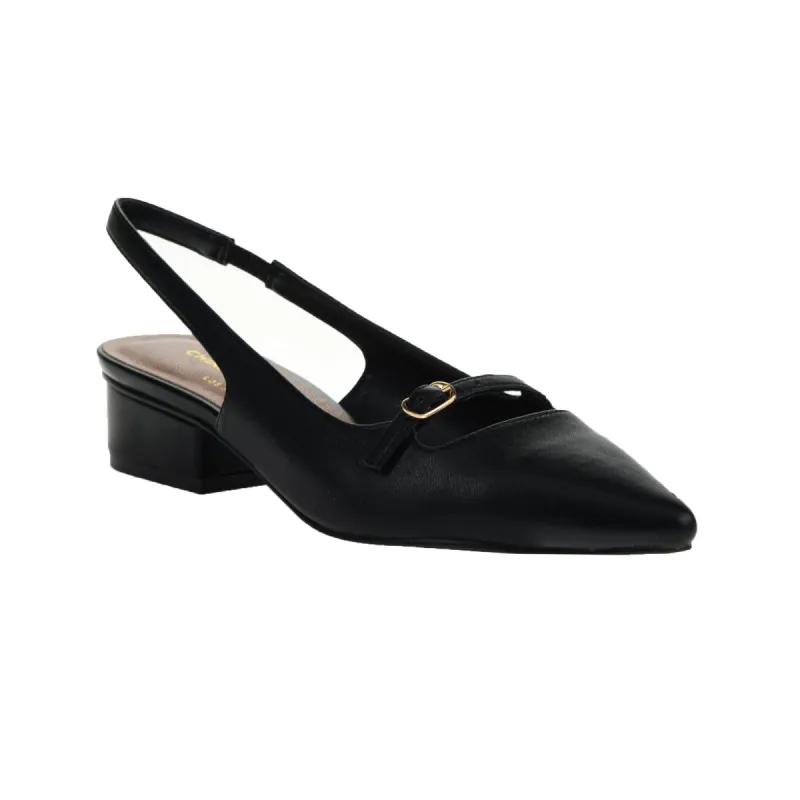 Maude Pointed Toe Slingback Low Heel made by Chinese Laundry