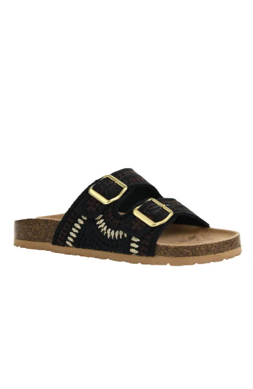 Tambour Crochet Sandal sold by Chinese Laundry