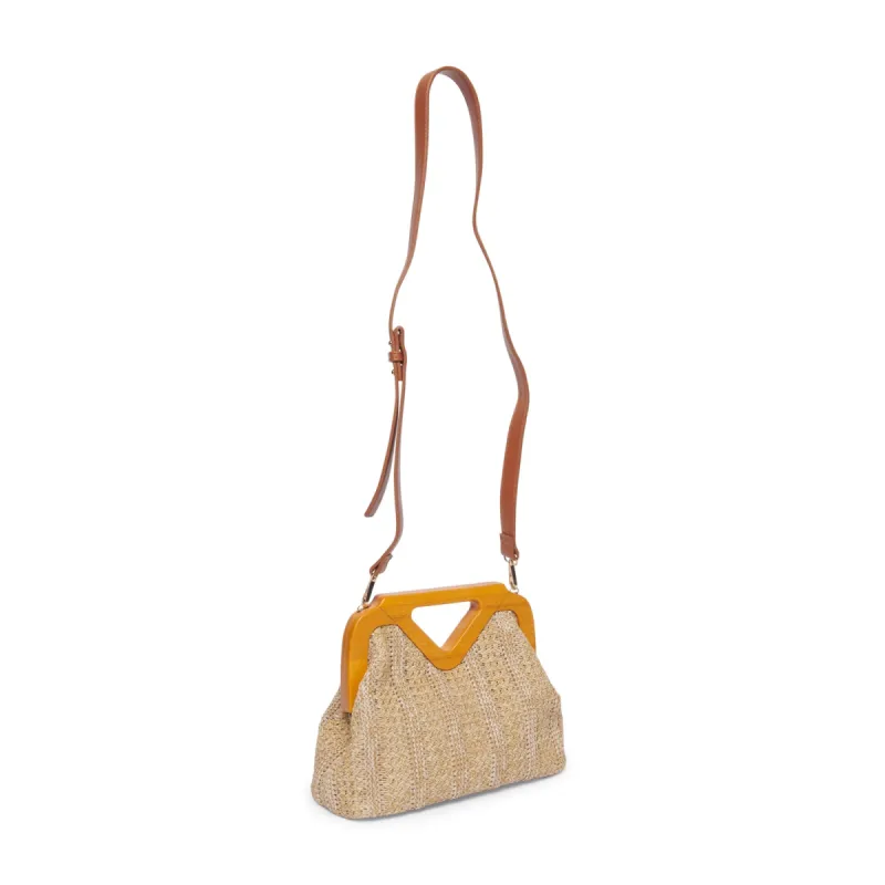 Isla Raffia Top Handle Handbag made by Chinese Laundry