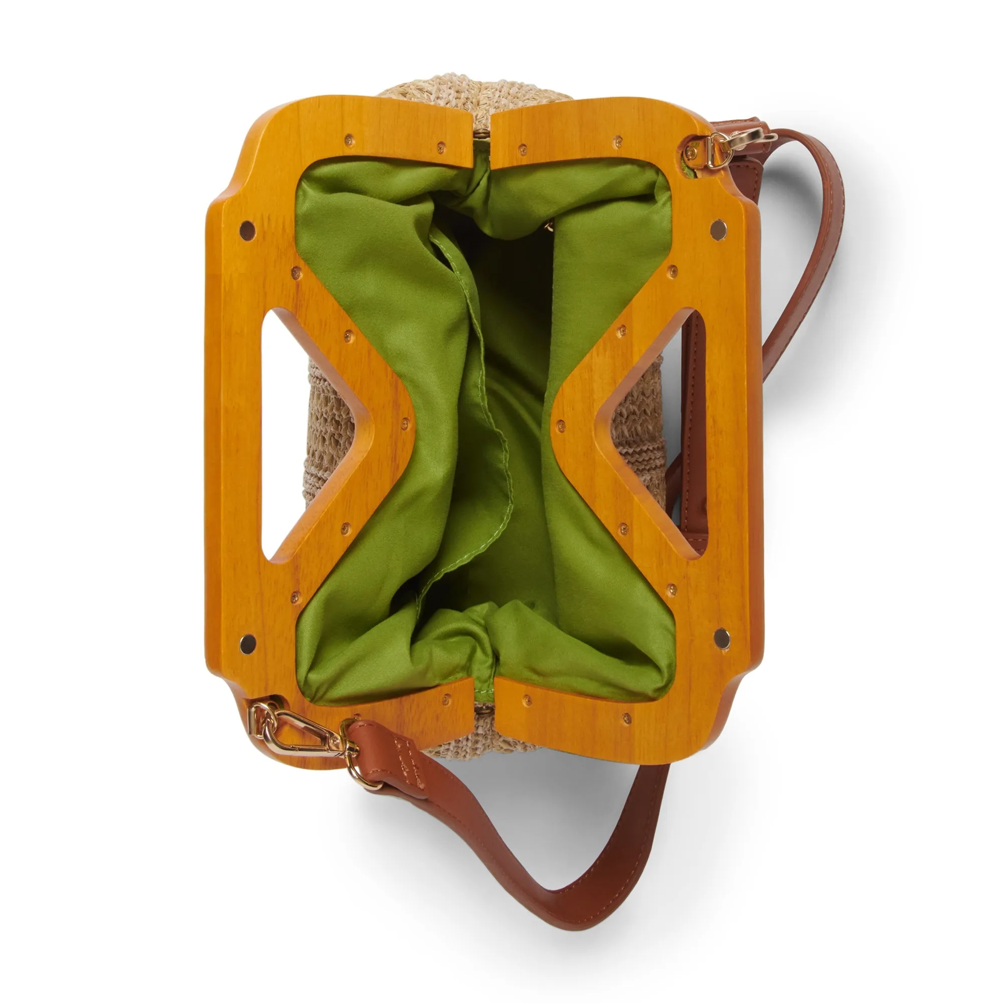 Isla Raffia Top Handle Handbag sold by Chinese Laundry product image thumbnail 5
