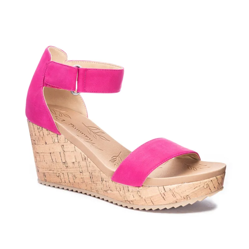 Kaya Cork Wedge Sandal made by Chinese Laundry