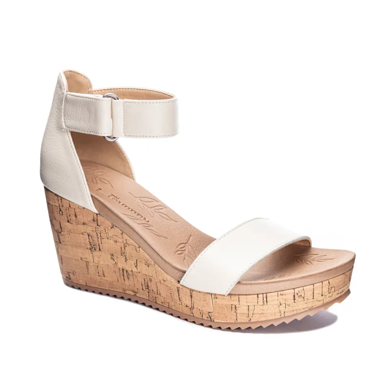 Kaya Cork Wedge Sandal sold by Chinese Laundry
