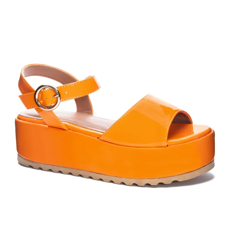 JuneBug Patent Sandal sold by Chinese Laundry