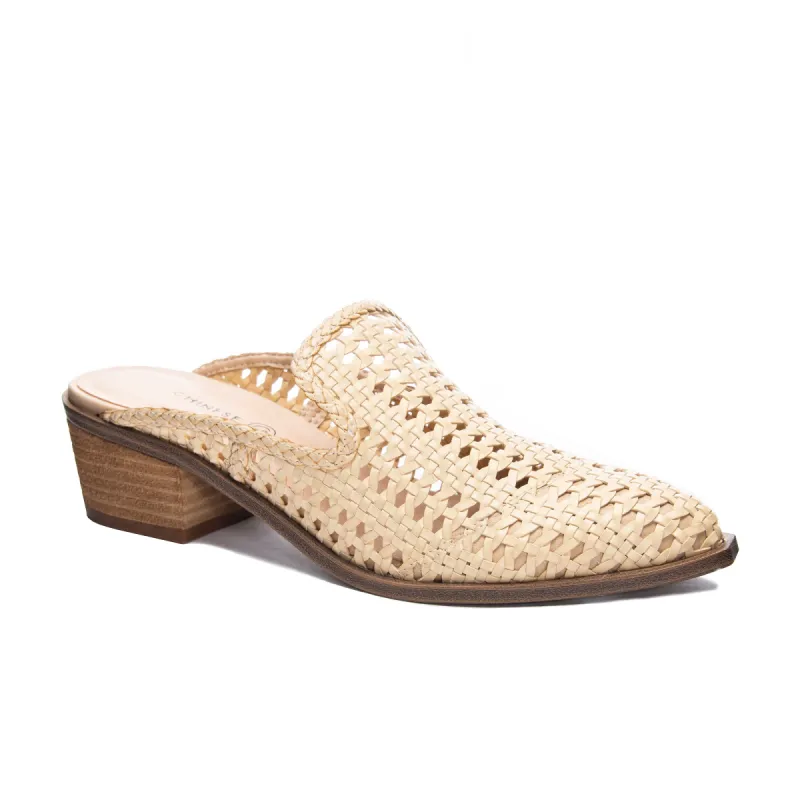 Mayflower Chain Woven Mule sold by Chinese Laundry