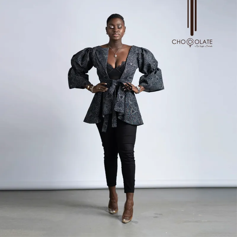 Premium Black Booty Jacket(JEANS OUT OF STOCK BUT AVAILABLE IN BROWN) sold by Chocolate