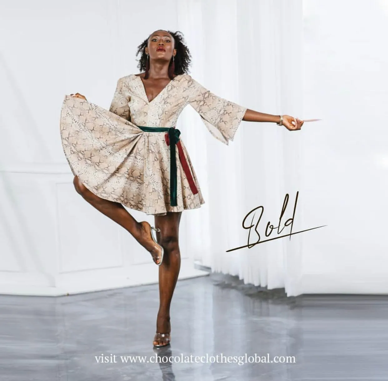 Pre-Order Leopard Skin Dress sold by Chocolate