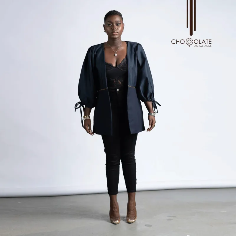 Classic Navy Booty Jacket sold by Chocolate