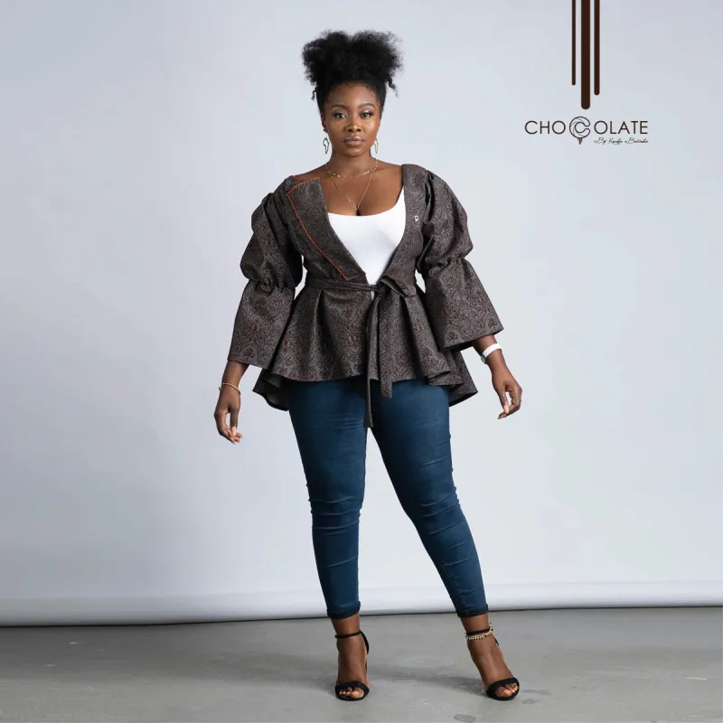 Premium Orange-Lined Booty Jacket sold by Chocolate