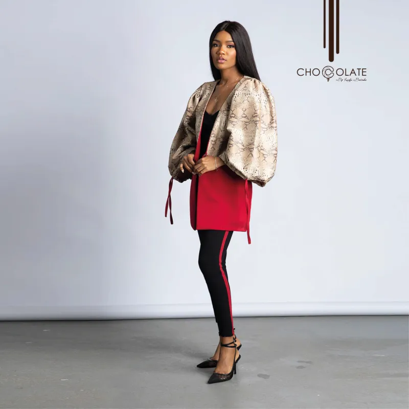 Snake Print Booty Jacket sold by Chocolate