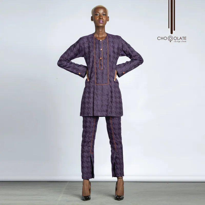 PRE-ODER Purple Lady Kaftan (OUT OF STOCK BUT AVAILABLE IN OTHER FABRICS) sold by Chocolate