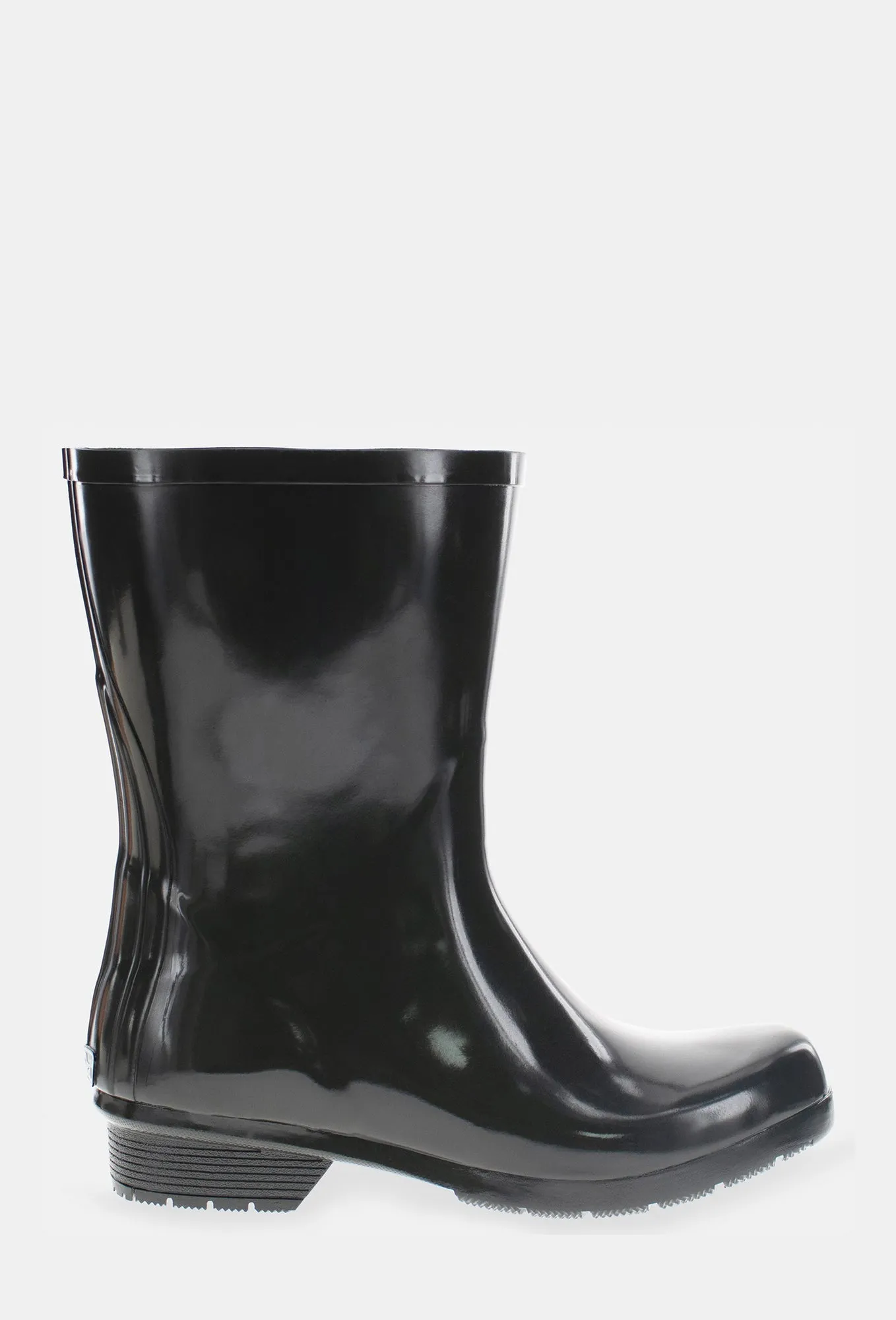 GLOSS MID RAIN BOOT - BLACK sold by chooka