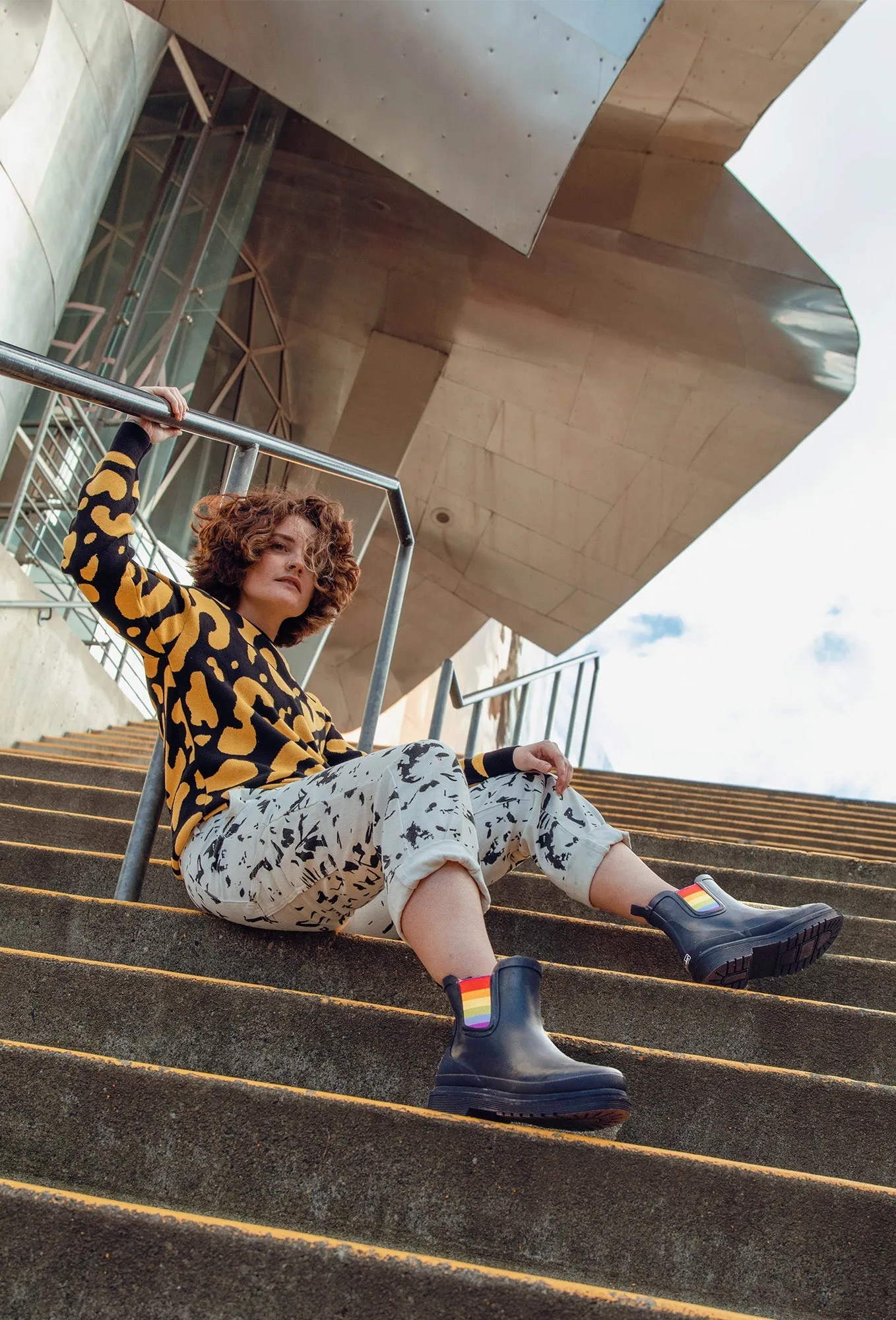 BALLARD PRIDE CHELSEA RAIN BOOT - BLACK sold by chooka product image thumbnail 2