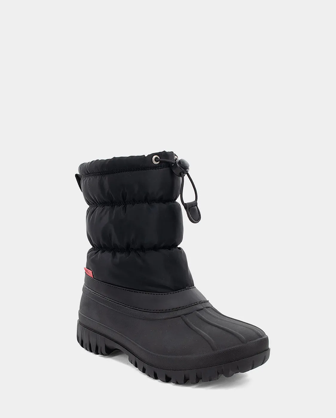NYLON PUFFER MID COLD WEATHER BOOT - BLACK sold by chooka product image thumbnail 2