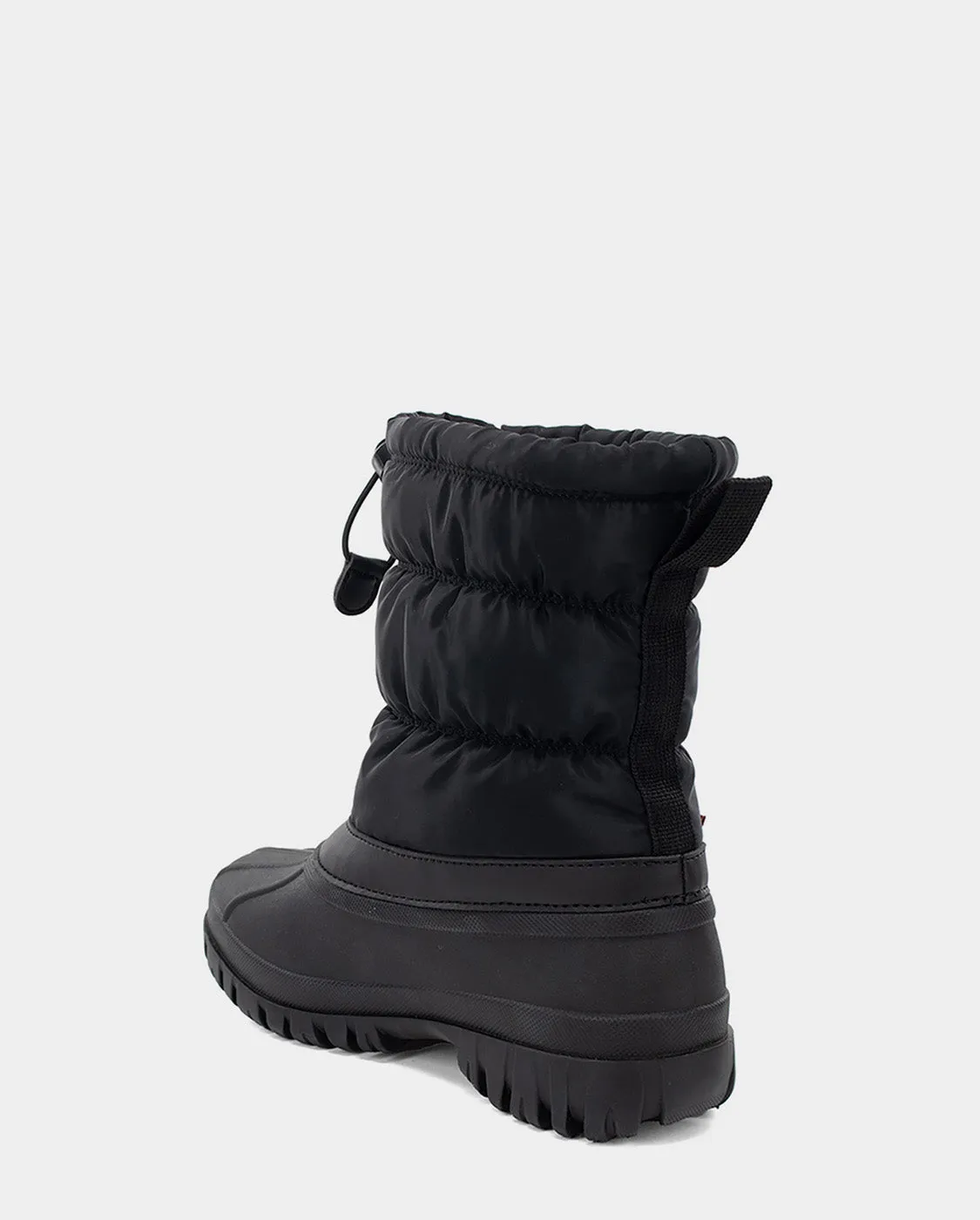 NYLON PUFFER MID COLD WEATHER BOOT - BLACK sold by chooka product image thumbnail 4