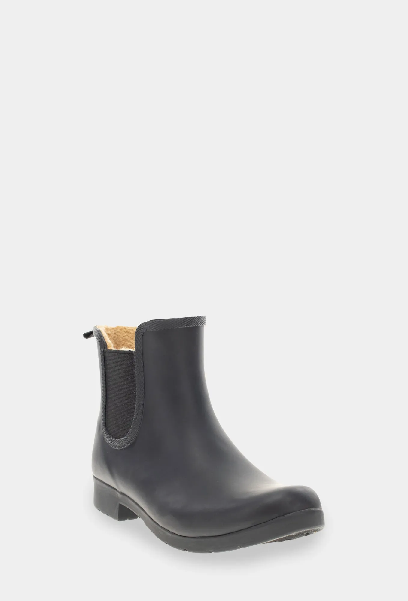 EASTLAKE CHELSEA PLUSH RAIN BOOT - BLACK sold by chooka product image thumbnail 2