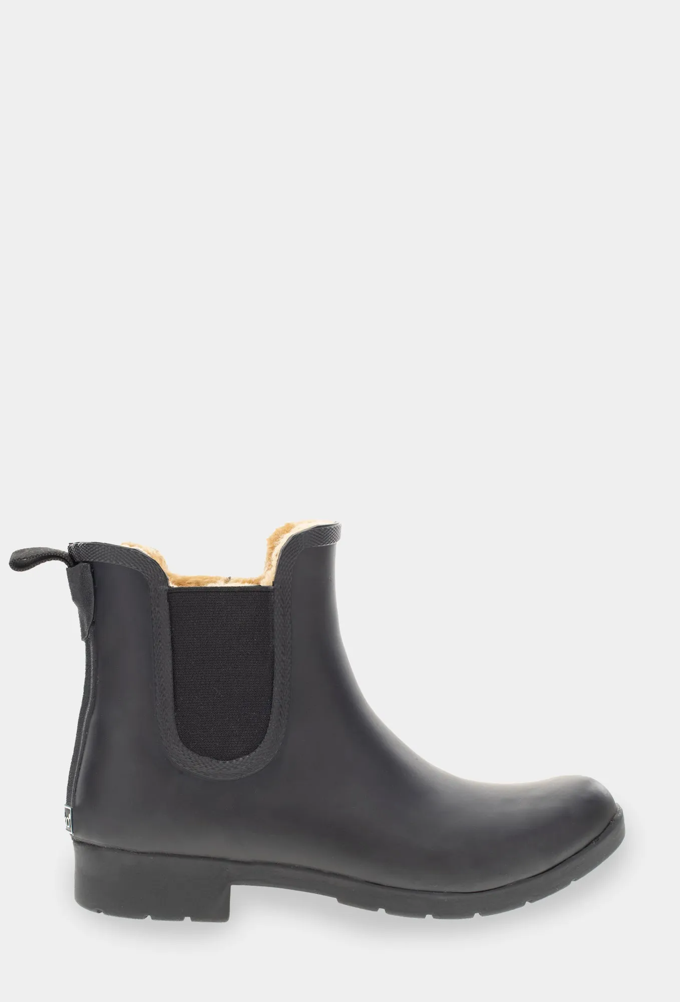 EASTLAKE CHELSEA PLUSH RAIN BOOT - BLACK sold by chooka