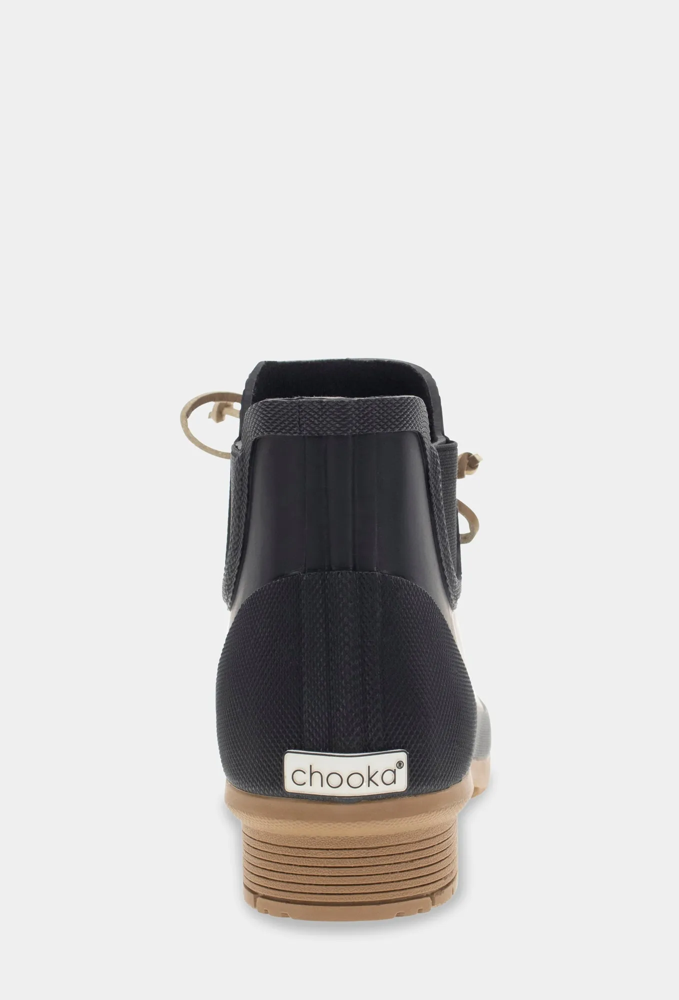 Downtown Tie Ankle Rain Boot- Black sold by chooka product image thumbnail 5