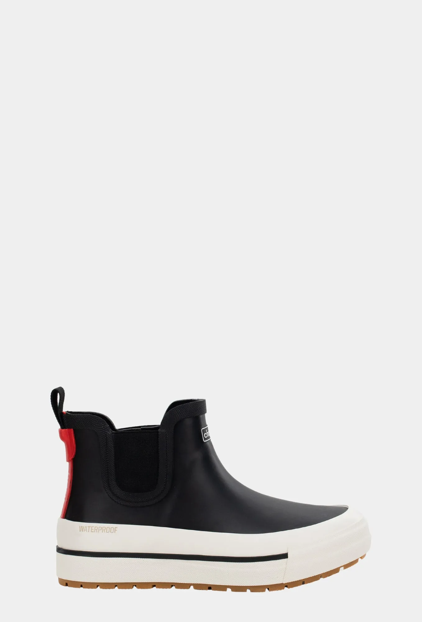 Marina Chelsea Ankle Rain Boot - Black sold by chooka