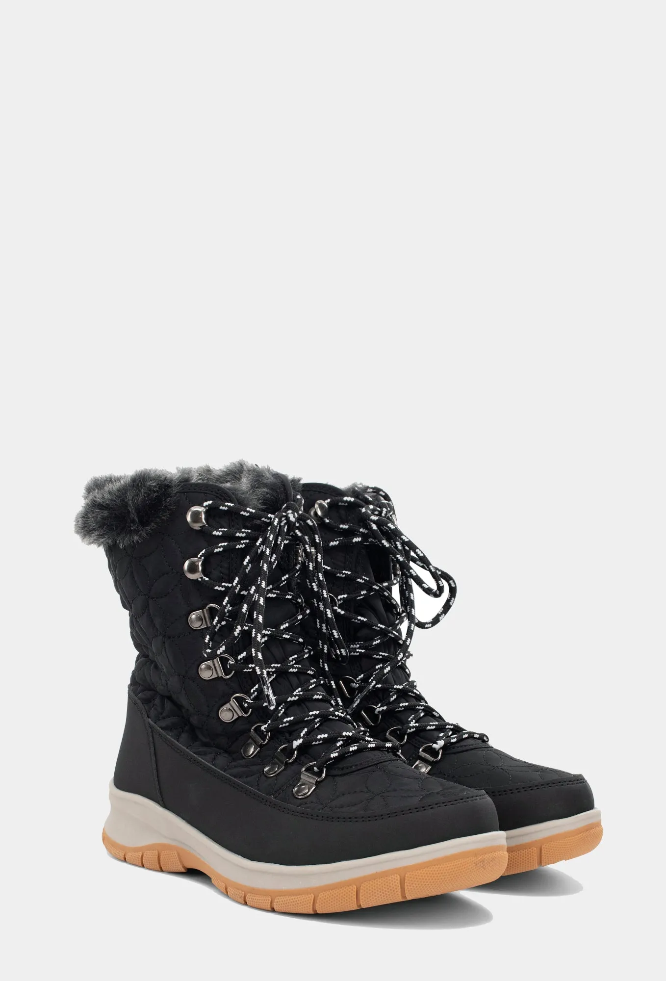 Belltown Mid Faux Fur Cold Weather Boot - Black sold by chooka product image thumbnail 4