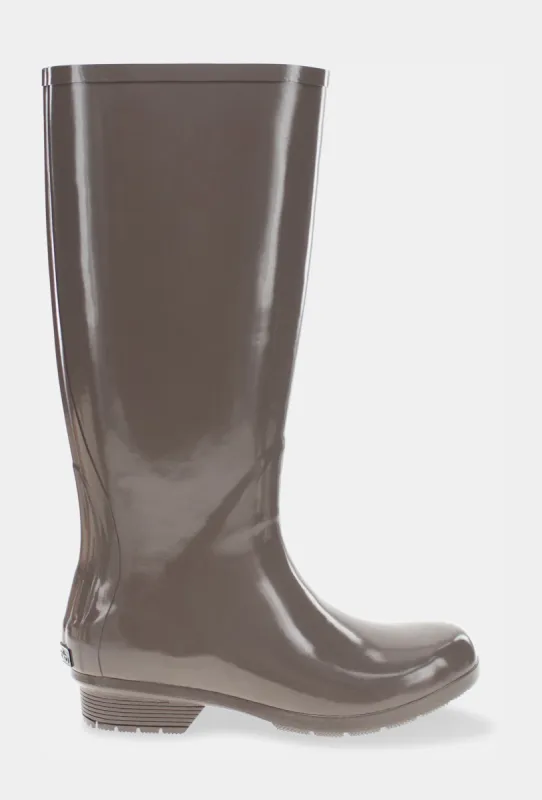 GLOSS TALL RAIN BOOT - DARK TAUPE sold by chooka