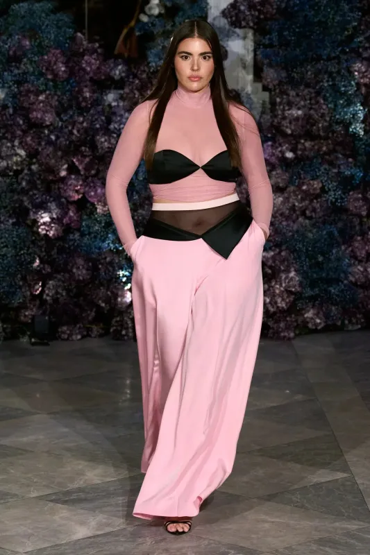 Lapel Waistband Trouser sold by Christian Siriano