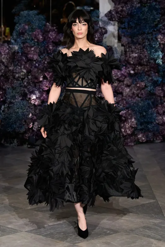 Pleated Petal Bodice made by Christian Siriano