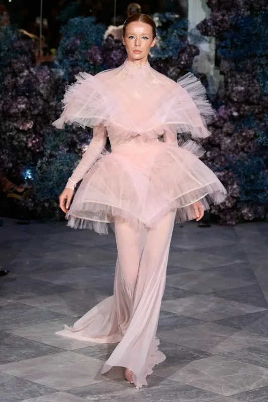 Structured Tulle and Mesh Gown sold by Christian Siriano