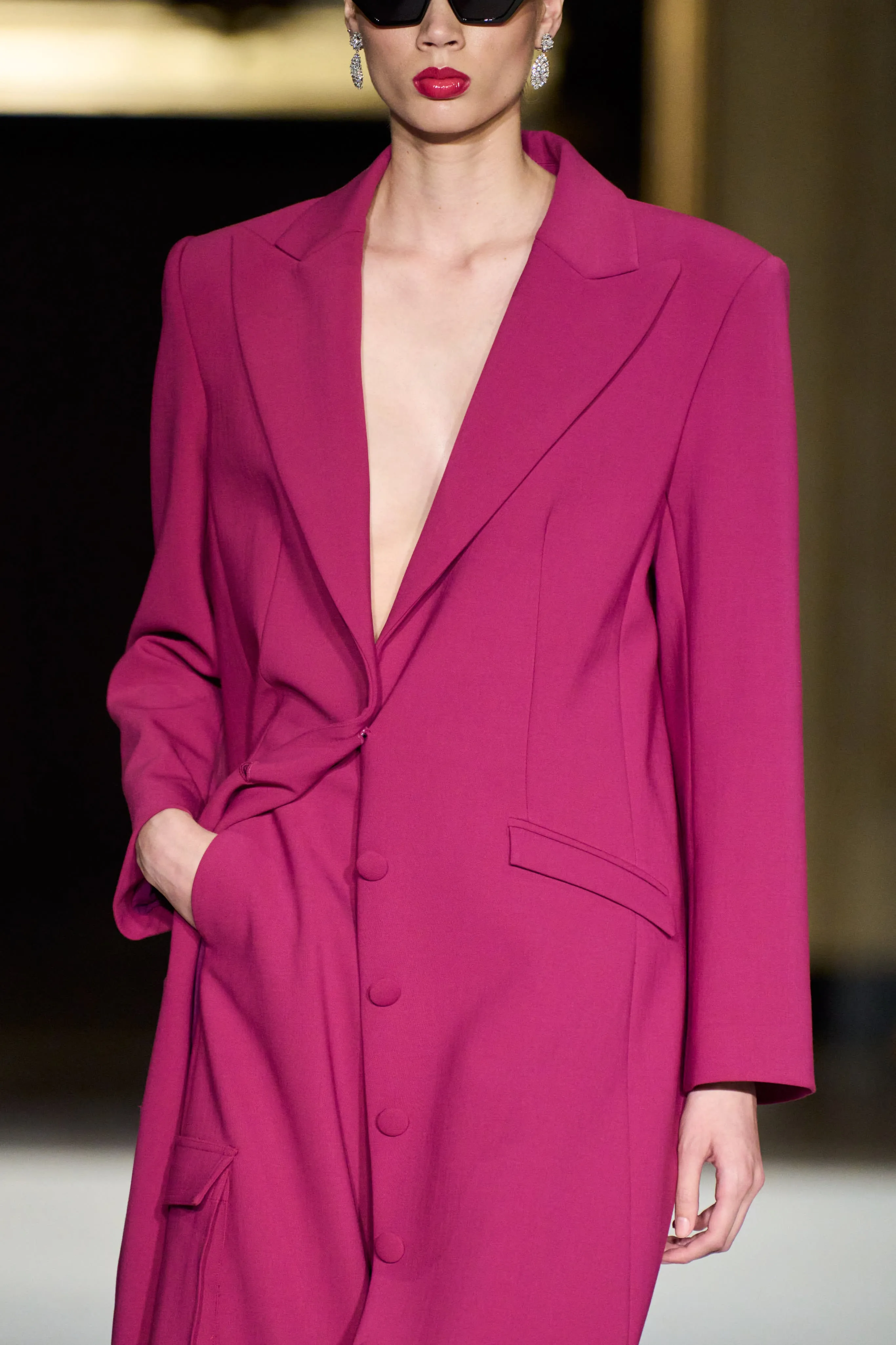 Long Line Blazer Coat sold by Christian Siriano product image thumbnail 2