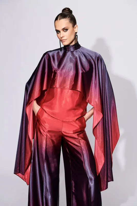 Ombré Wing Sleeve Top sold by Christian Siriano